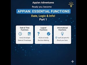 Appian Adventures: Date/Time & Logic Functions (Part 1)