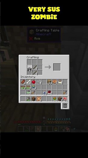 This Zombie Is Way Too Sus 🤨 #minecraft #minecraftmods