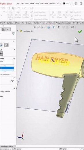 Wrap Text on Curved Surface in SolidWorks 🔥 #shorts #shortsfeed #viral