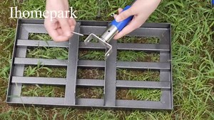 Lawn Leveling Rake, 60 Inch Adjustable Long Handle Leveling Rake, Black Heavy Duty & 1 Inch Diameter Stainless Steel Handle Lawn Rakes, Lawn Leveler Tool for Soil Grass Golf Field Yard
