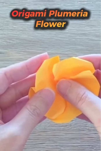 Easy Origami Plumeria Flower Tutorial for Beginners