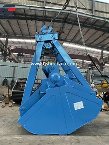 [Hot Item] 7cbm Mechanical Four Rope Clamshell Crane Grab