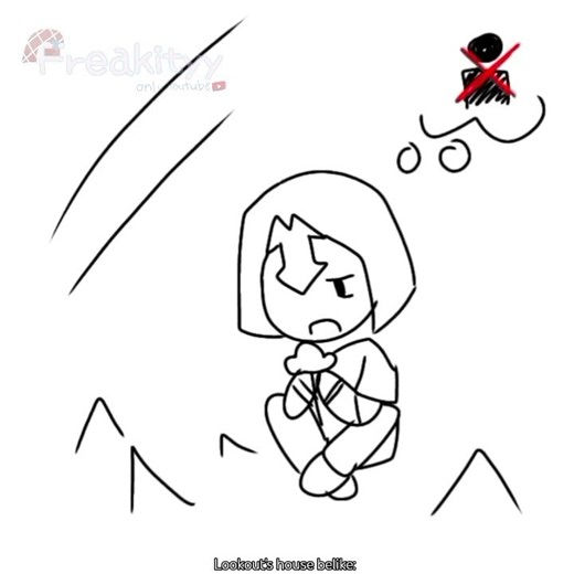 Lookout's house belike: 💔🥀 #art #lookout #verity #Freakity #animation