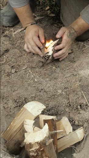 how to start a fire in the forest