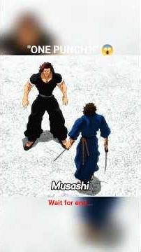 Yujiro vs Musashi 😱 One Punch KO?! Baki Most Brutal Fight #baki #youtubeshorts