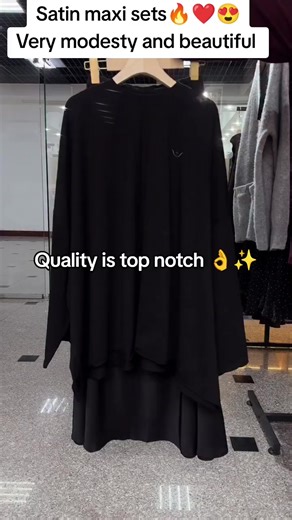 Elegant Satin Maxi Sets for Modest Fashion