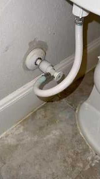 Replacing A Plastic Water Shutoff Valve