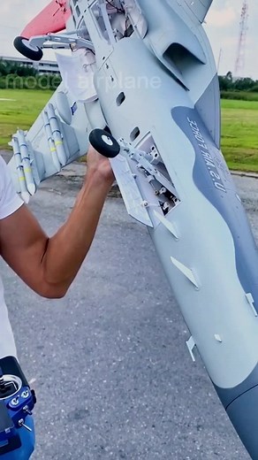 Scale Model Fighter Jet Flight Demonstration