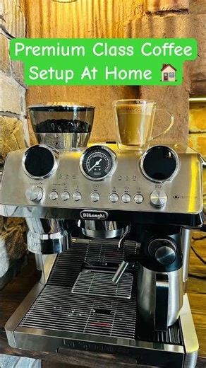 This setup = pure morning therapy 😍De’Longhi La Specialista 9885 in action ☕⚙️