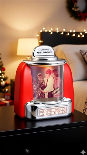 164 reactions · 7 comments | ❤️Custom Mini Jukebox: Add your photo, your song, your text instant nostalgia ✨ Old-school jukebox, new way to say ‘I love you. ️Shop Here>>> https://reurl.cc/RkGolG | Soufeel | Facebook