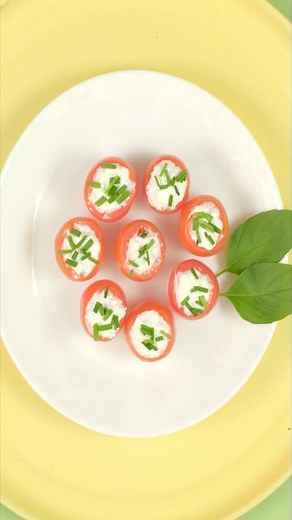 Another recipe that your kids will absolutely love! 😋 Introducing Stuffed Cherry Tomatoes by none other than BabyTV's Chef Momento! 👨‍🍳 #BabyTV #KidsFood #HealthyFood #EasyRecipe #ChefMomento | BabyTV