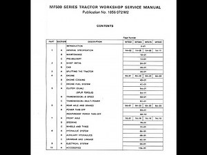 Massey Ferguson 550 565 575 590 - Workshop Manual