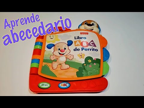 Libro ABC de perrito / Juguete educativo para aprender el abecedario.