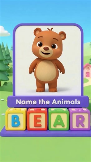 Animal Song for Kids | Learn Animal Names | Nursery Rhymes & Kids Song #shorts #babysongs #cartoon