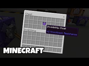 Invisibility Cloak using Commands Tutorial! (Minecraft)