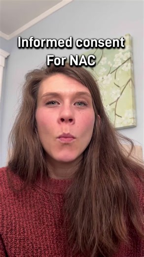 What does informed consent for an acetylcysteine look like? #NAC #nAcetylcysteine #Supplement #Psychiatry #MentalHealth