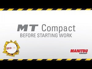 Manitou - Telehandler - MT Compact - Before Starting Work