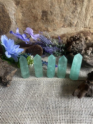 Vibrant Mint Green (baja) Fluorite Tower - Etsy