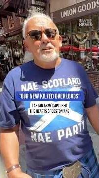 Tartan Army captured the hearts of Bostonians