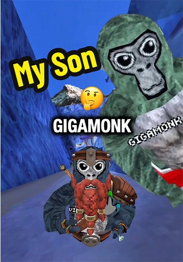 How Famous is My Son 😭 #gorillatag #gtag #vikingvr #gigamonk | flushy_gt