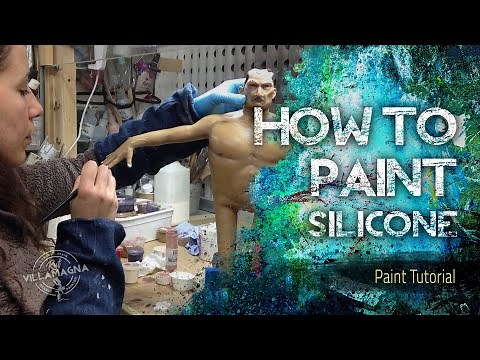 How to paint silicone / Cómo pintar silicona