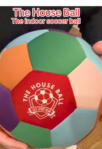 Play soccer anywhere with The House Ball, the soft, quiet, indoor-friendly soccer ball designed for safe play inside the house. Made with a lightweight foam core and a durable, noise-reducing fabric cover, this ball lets kids kick, pass, and practice skills without damaging walls, furniture, or floors. Perfect for rainy days, energy-burning play, and developing coordination, The House Ball is the must-have indoor sports toy for kids of all ages. #tiktokshopblackfriday #tiktokshopcybermonday #The