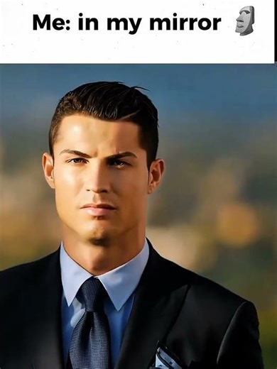 me in camera vs me in mirror 🗿.. #viral #meme #relatable #funny #cr7