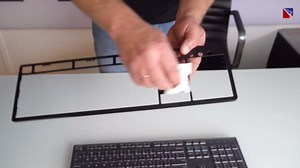 EasySwap Frame and Keyboard Cover for DELL KB216 – Premium Protective Keyboard Skin, Spill-Resistant, Replace Cover in Seconds for a Clean Workspace