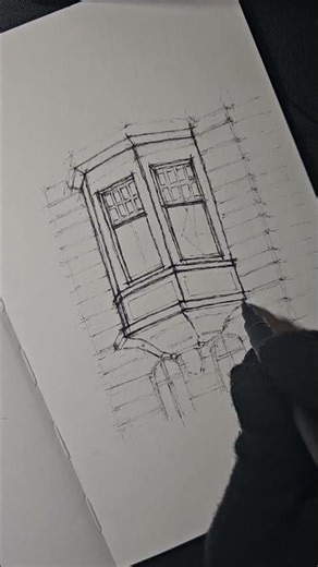How to sketch a Window | Pinterest doodles [Day 3]