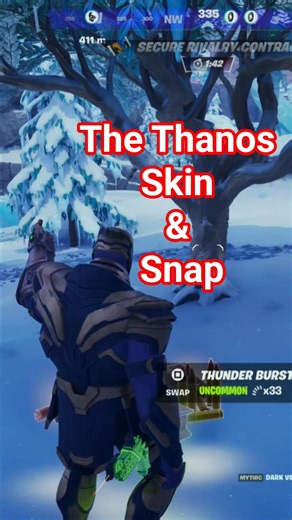 THANOS IS BACK IN FORTNITE! 💎🏆 (Infinity Snap)