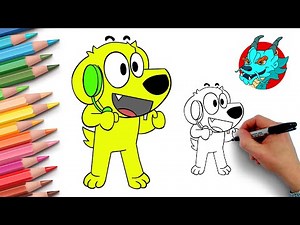 How To Draw Tyler | SuperDog Tyler | Easy Step By Step Tutorial