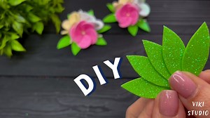 Amazing Flowers from EVA Foam 🌸 Easy Flowers 🌸 DIY Tutorial Crafts #craft #craftideas #diy #tutorial #usa | VIKI Studio DIY