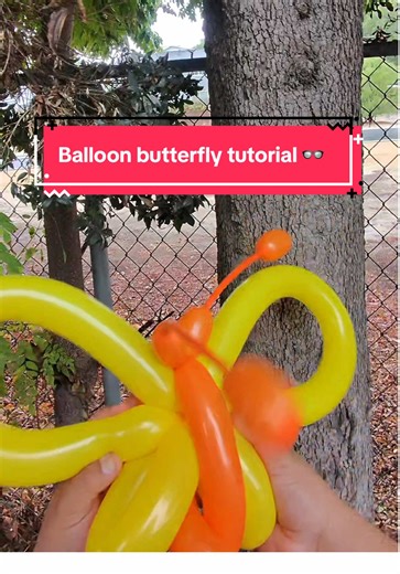 How to make a balloon butterfly using meta glasses #metaglasses #pov #tutorials #howto #balloonartist