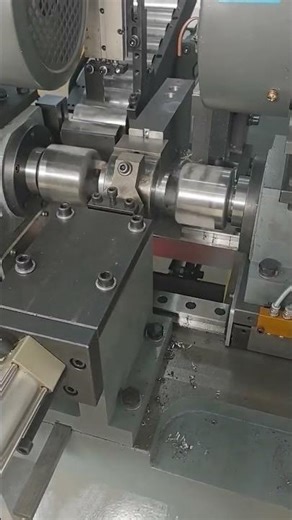 Automatic double head stainless steel pipe chamfer machine #chamferingmachine #machine