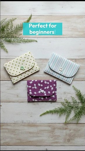 How to Make a Coin Purse / Mini Wallet | Easy Sewing for Beginners