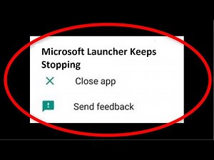 How To Fix Microsoft Launcher Keeps Stopping Error Android & Ios - Microsoft Launcher Not Open - Fix