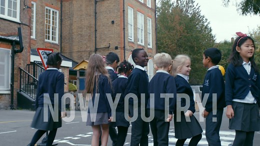 Crossing roads: kids know best