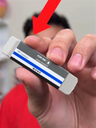 He tests the eraser again... Video Credit: benmaedo (TikTok) #fyp #foryou #forupage #cringe #lifehack #comedy #funny