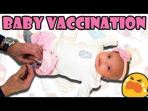 Baby's First Vaccination - Baby Gets First Shots at Six Weeks Old - TRIGGER WARNING!
