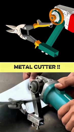 Transform Your Angle Grinder into a Powerful Metal Cutter! #shorts