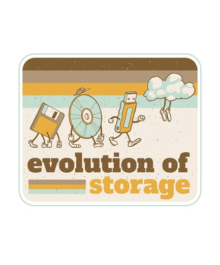 7X Computer Evolution Sticker Set 7 Stück 9x9cm Retro Technik Autoaufkleber Diskette USB Nerd Geschenk Informatiker - Etsy