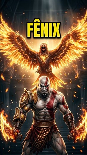 Kratos finaliza tudo e a Fênix aparece! 🩸| #shorts