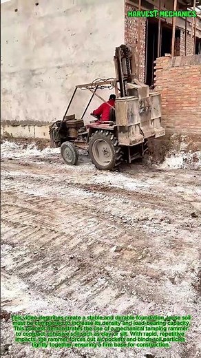 The process of Compactor Rammer : How to Compact Cohesive Soil using a Mechanical Tamping Rammer