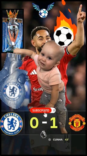 Chelsea fans crying for Man United😭🤣! 0-1#premierleague #manchesterunited #chelsea #football #cunha