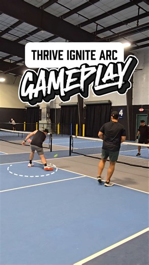 Thrive Ignite Arc Elongated | Gameplay #pickleball #pickleballpaddle #gameplay