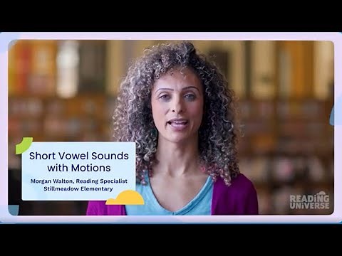 Teaching Strategy: Short Vowel Sounds with Motions