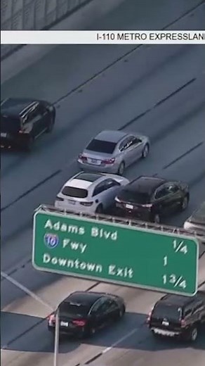 Car chase driver leads LA police on dangerous pursuit