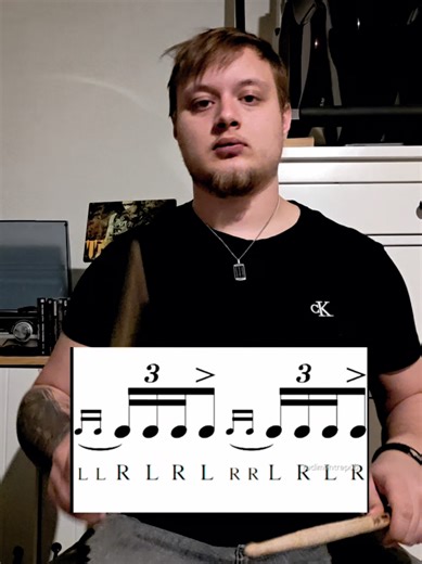 16th note triplets roll #exercise #drums