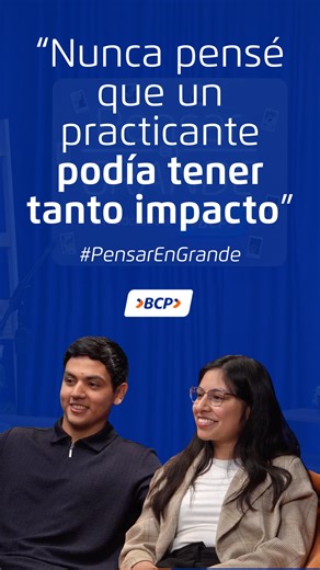 ¡Volvimos con Pensamos en Grande! 💡💭 En el episodio de hoy, los practis tomaron el mando y nos contaron cómo es trabajar en el BCP. Míralo completo aquí: https://youtu.be/Itb2t7fk7jI #PodcastPensarEnGrande #Podcast | Banco de Crédito BCP