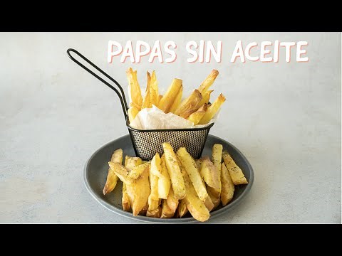 COMO HACER PAPAS "FRITAS" SIN ACEITE - SIN FREIDORA DE AIRE COCINÁ PAPAS SALUDABLES